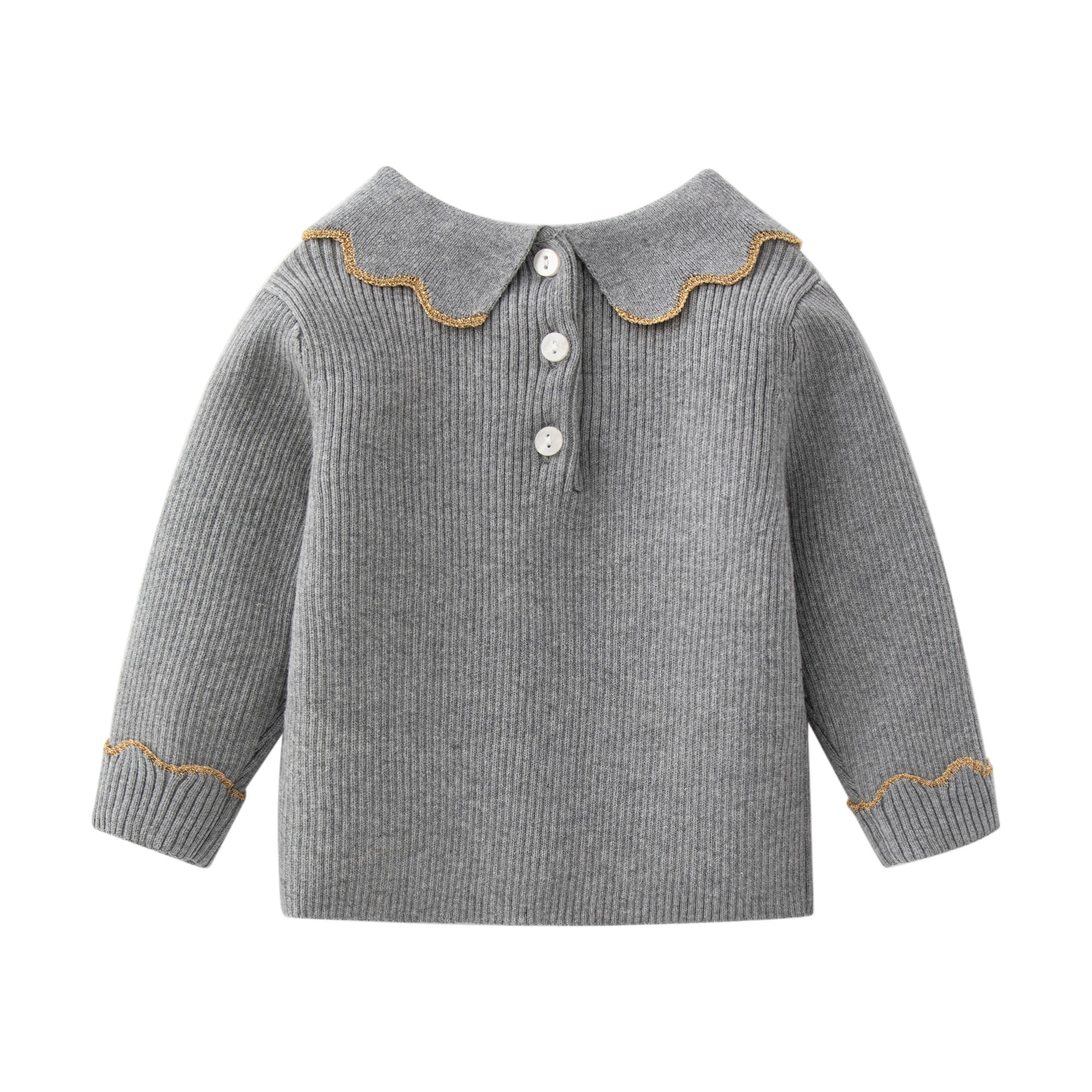 Baby Girls Elegant Versatile Knit Sweater