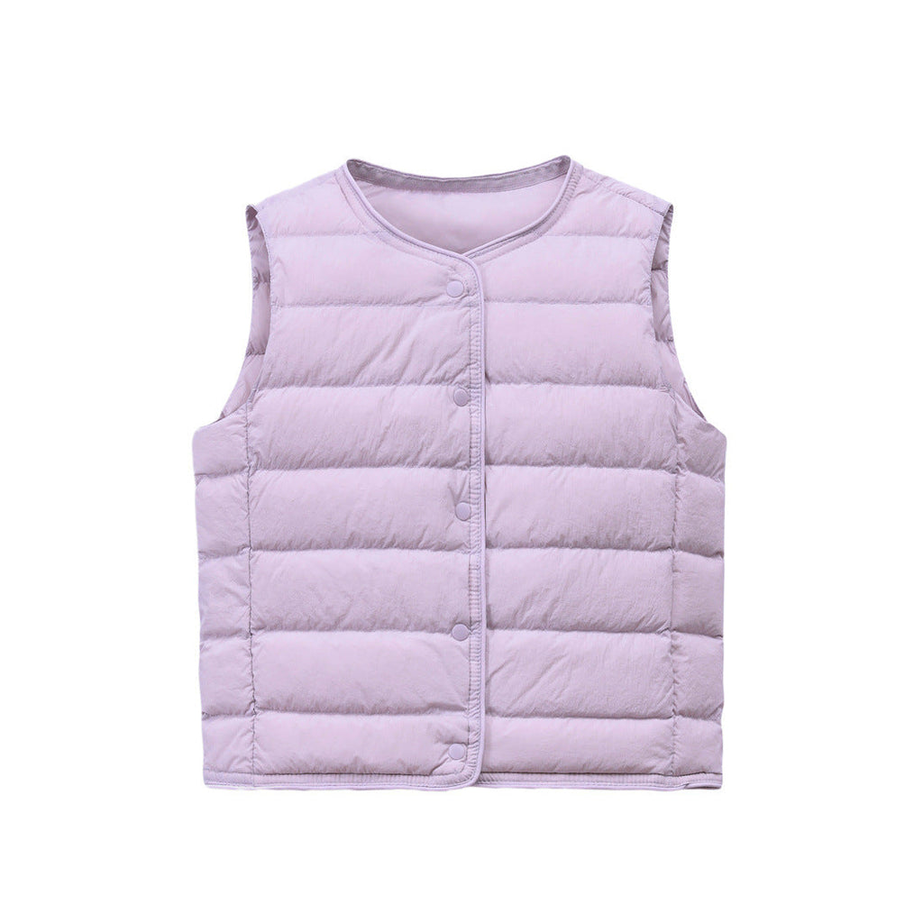 Kids Casual Lightweight Down Vest
