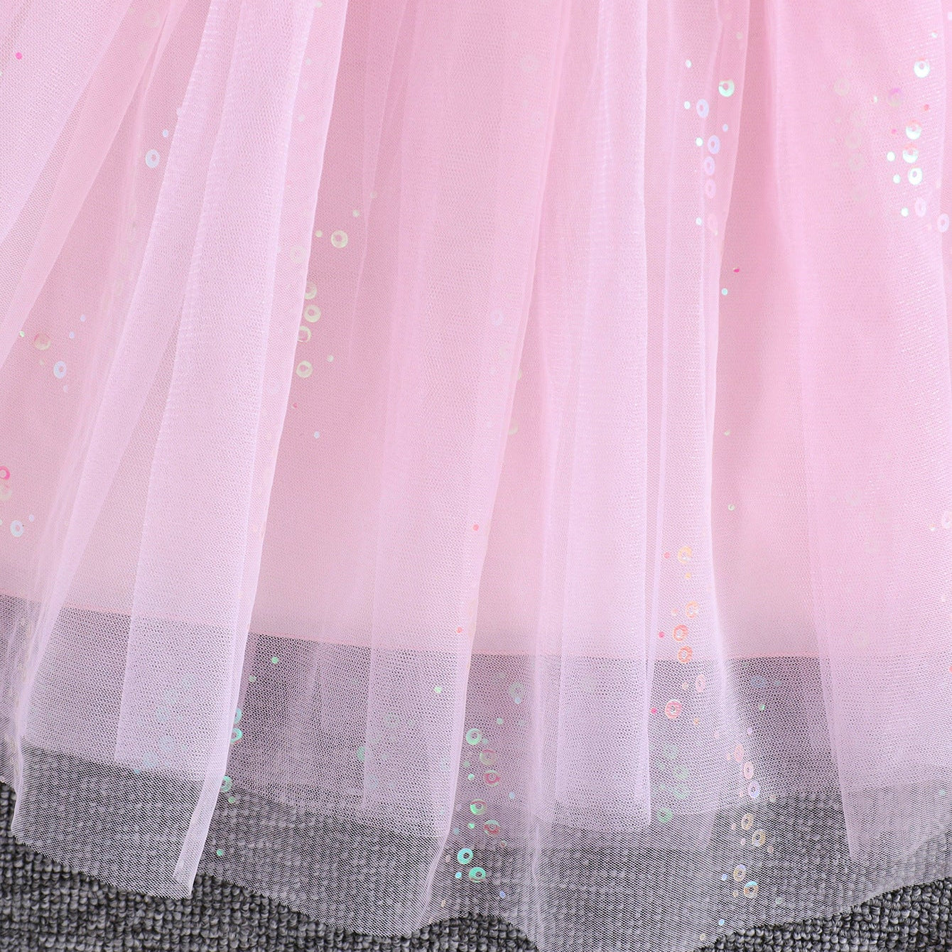 Girls Mermaid Princess Dress – Tulle Birthday Party Costume Dress for Kids