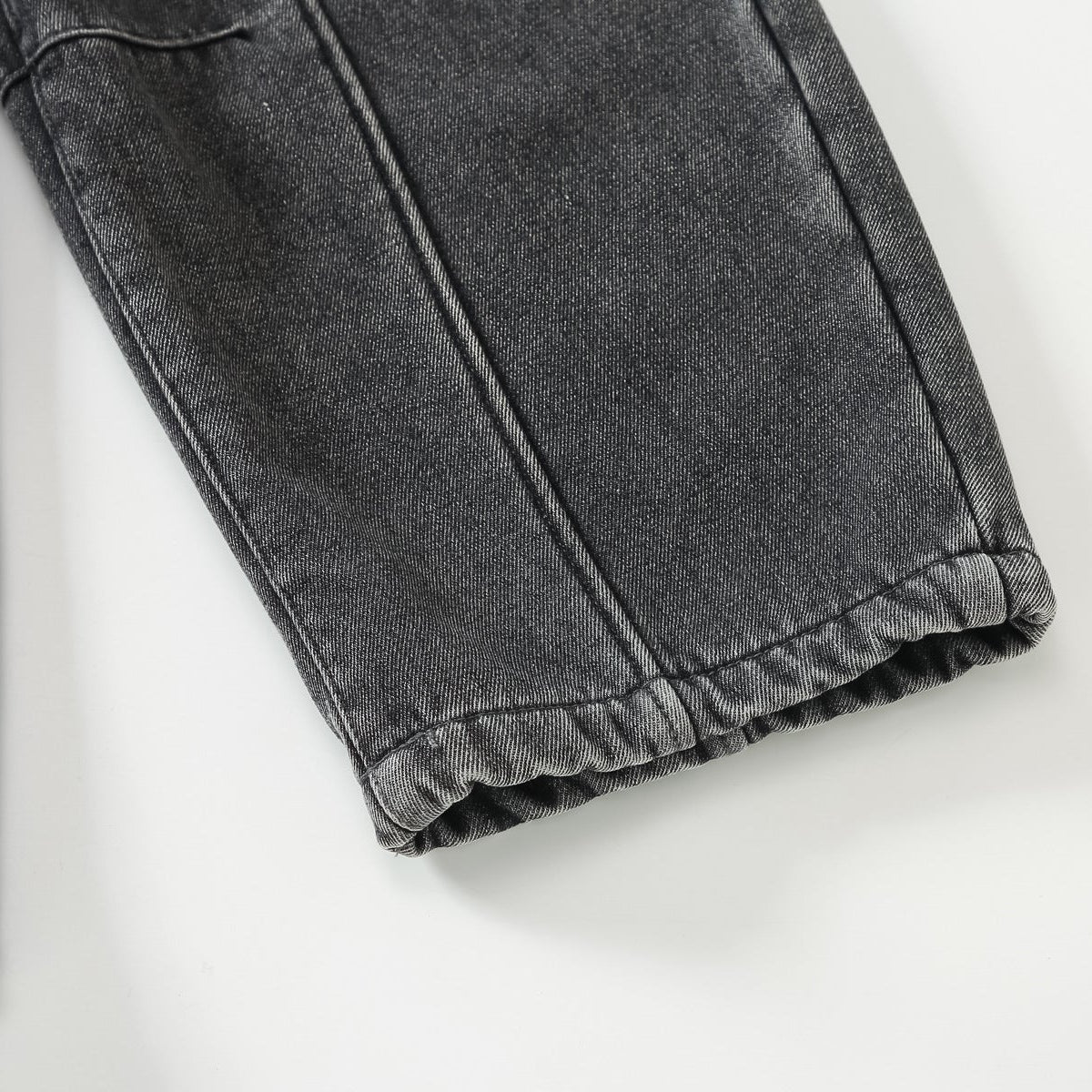 Boys Thick Warm Casual Soft Denim Jeans