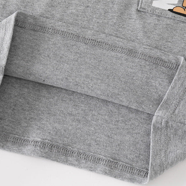 T-shirt Garçon Manches Longues Col Polo Effet Superposé