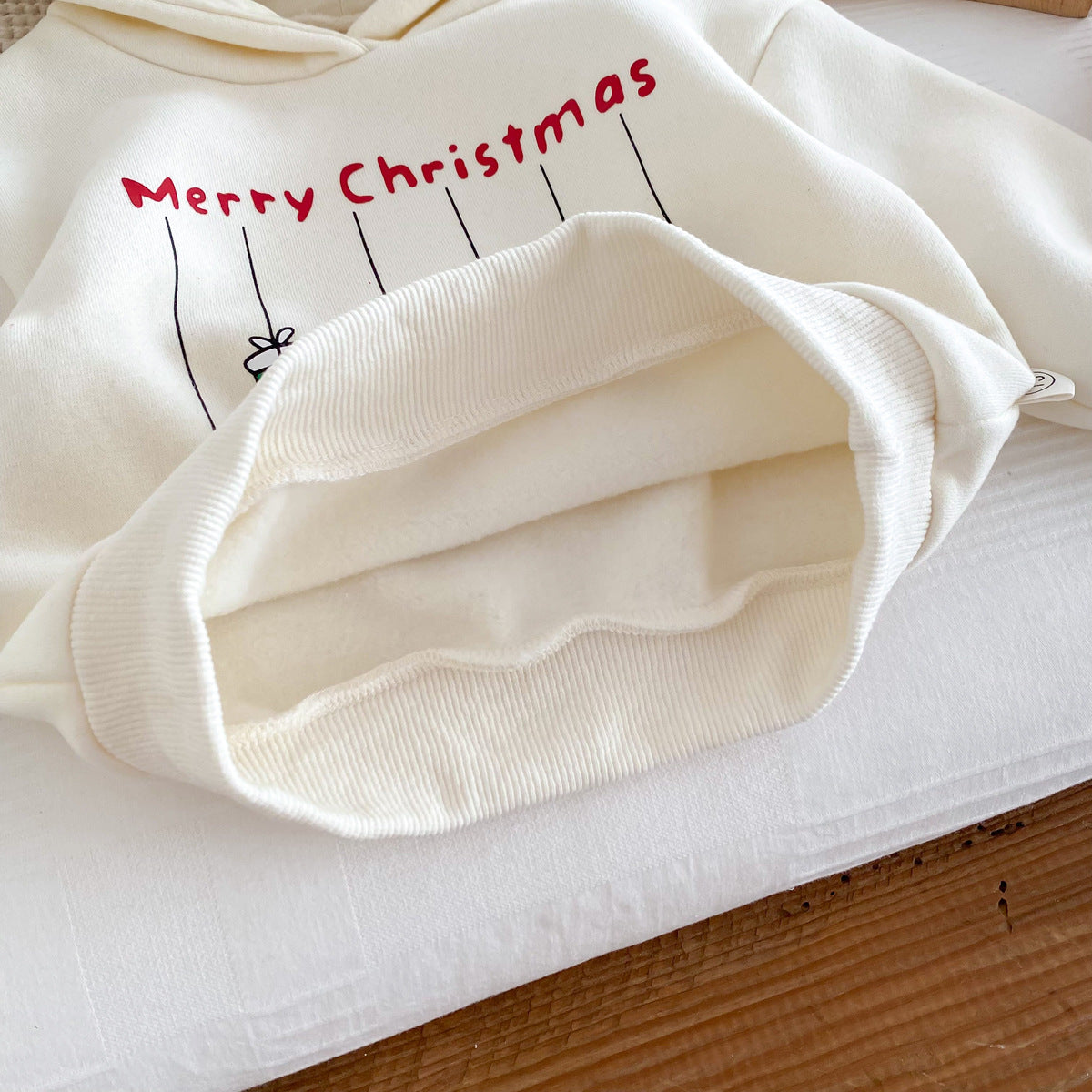 Baby Boys Girls Cute Christmas Thick Autumn Winter Hooded Fleece Hoodie