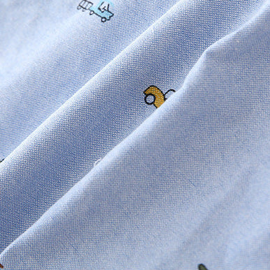 Boys’ Casual Long Sleeve Cartoon Print Shirt