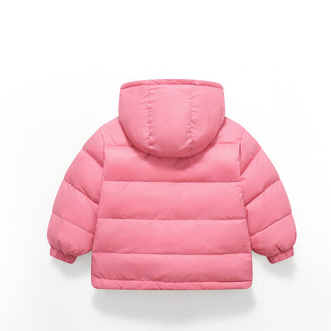 Kids Down Jacket Boys Girls Winter Short Thick Puffer Coat