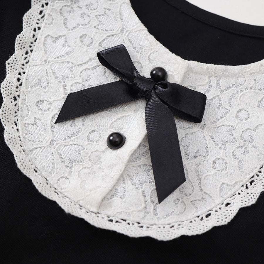 Mädchen Sommer Stilvolles Kurzarm-Outfit-Set