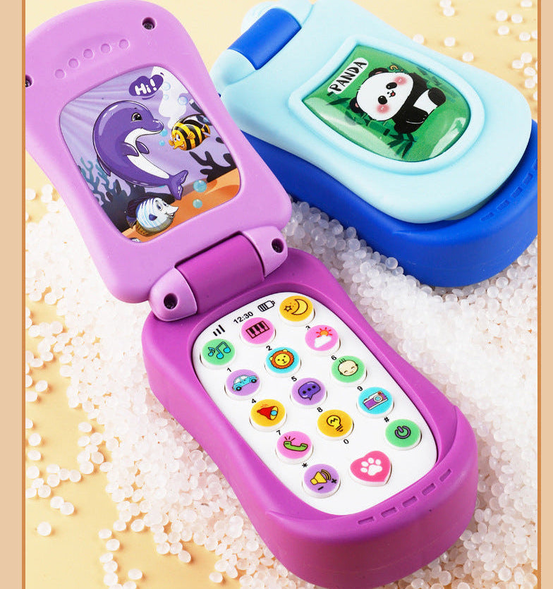 Baby Cartoon Flip Musical Phone