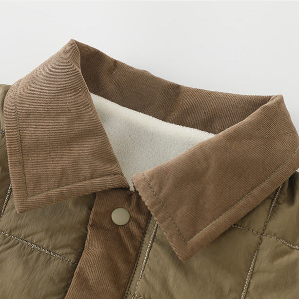 Stylische, wattierte Baumwolljacke für Jungen – Frühling/Herbst