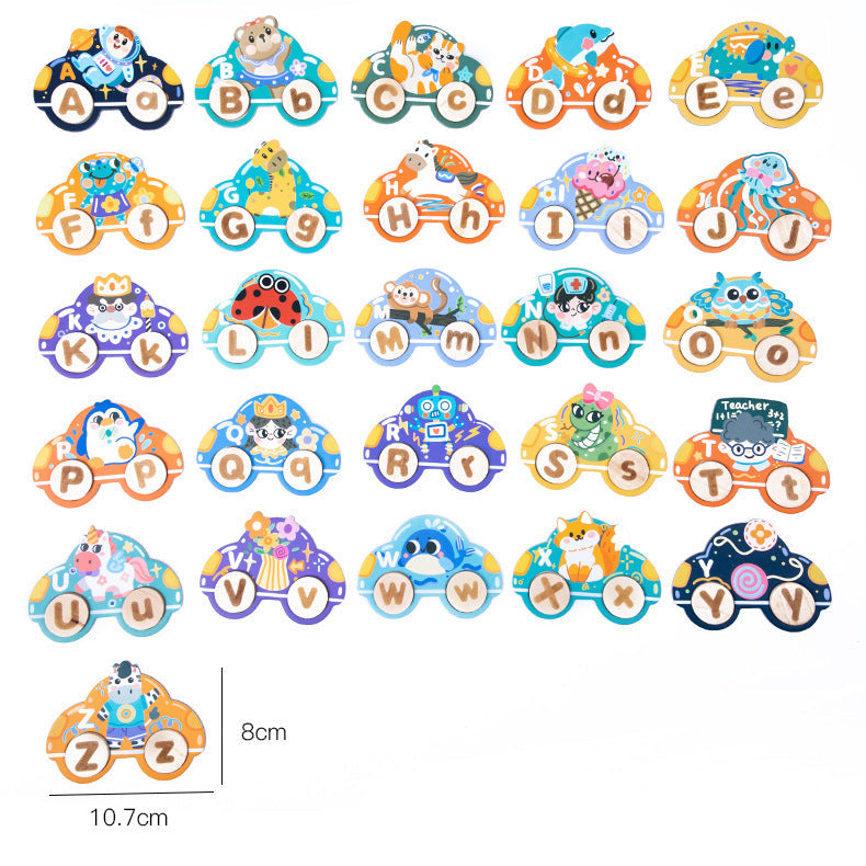 Kids Car Letter Matching Puzzle