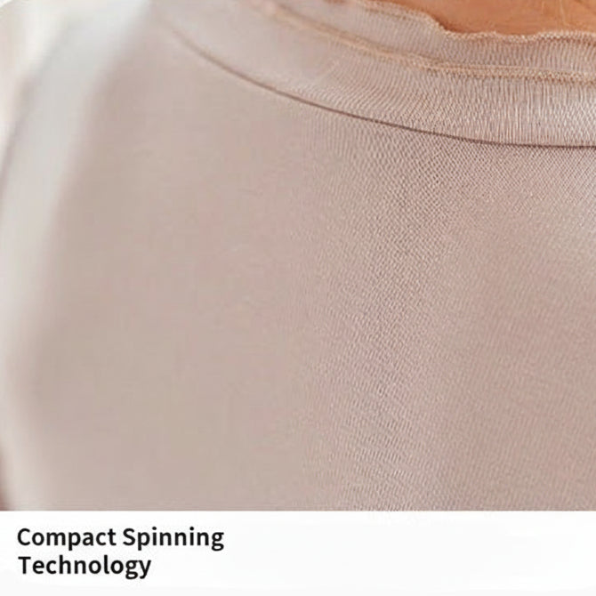 Girls Ribbed Mock Neck Ruffle Trim Cotton Long Sleeve Top