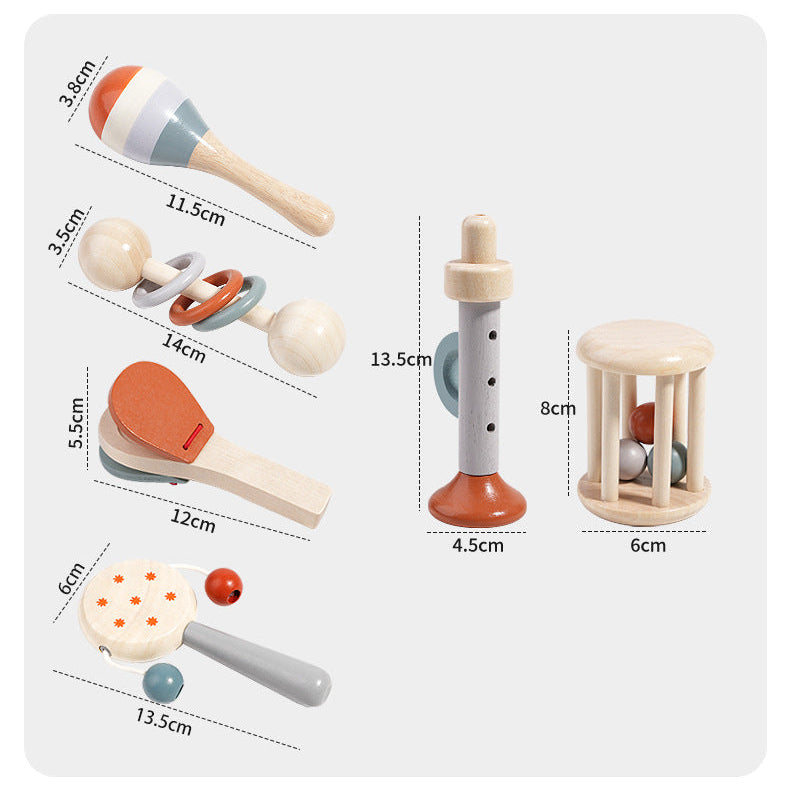 Sonajero de mano para bebé y niño pequeño