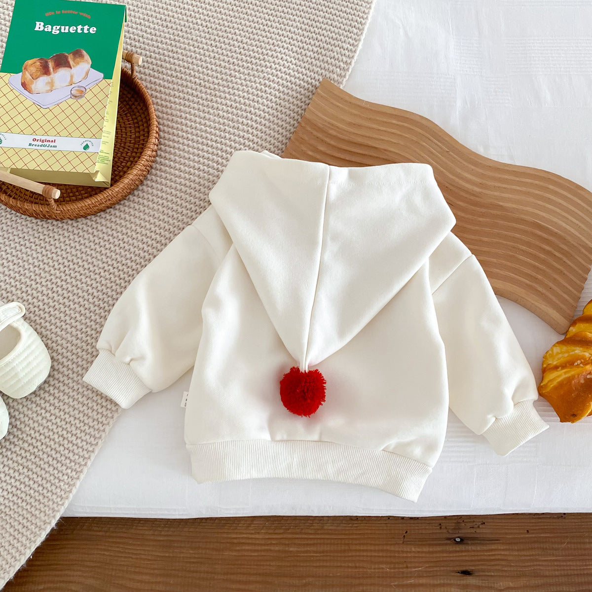 Baby Boys Girls Cute Christmas Thick Autumn Winter Hooded Fleece Hoodie