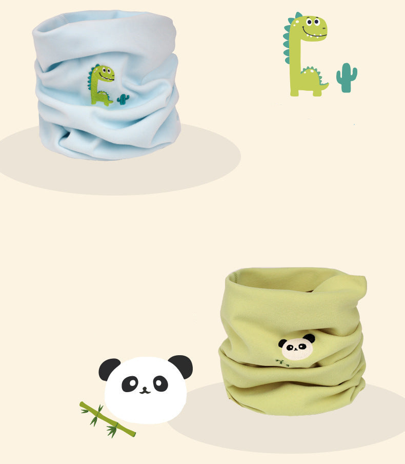 Kinder-Fleece-Pullover, warmer Halsschal