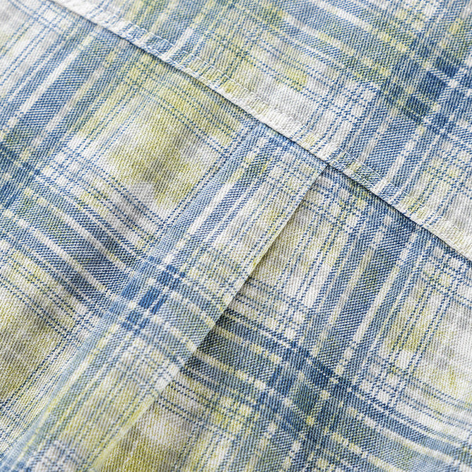 Boys’ Plaid Cotton Casual Collared Long Sleeve Shirt