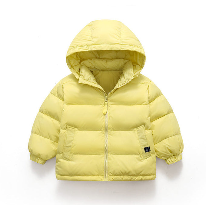Kids Down Jacket Boys Girls Winter Short Thick Puffer Coat