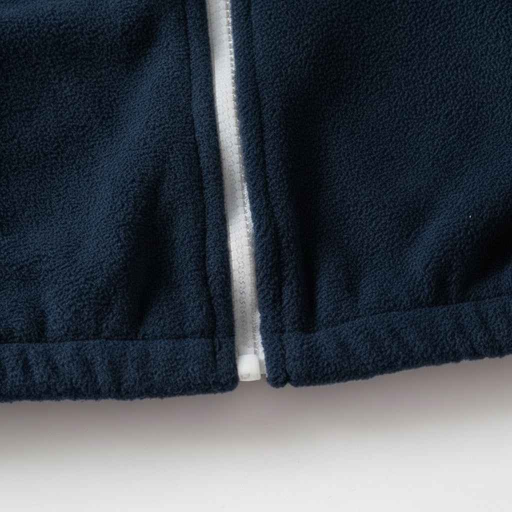 Jungen-Fleecejacke mit Farbblockmuster