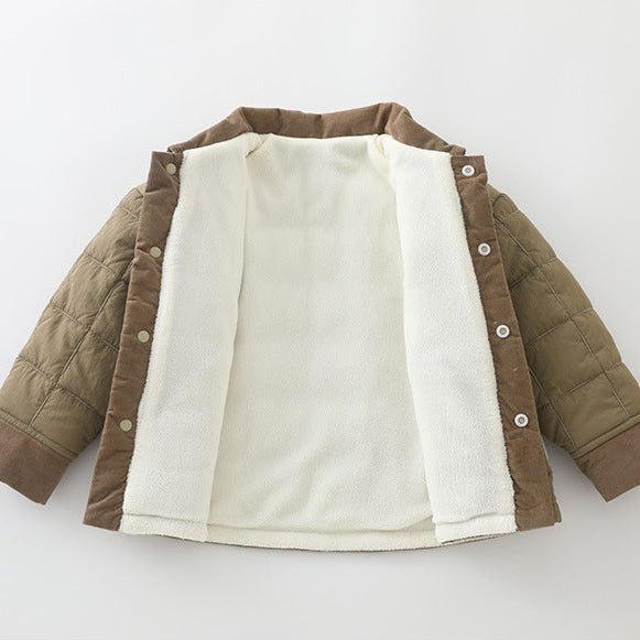 Stylische, wattierte Baumwolljacke für Jungen – Frühling/Herbst