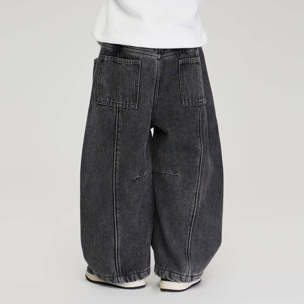 Boys Thick Warm Casual Soft Denim Jeans