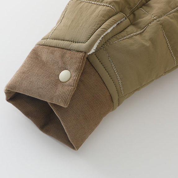 Stylische, wattierte Baumwolljacke für Jungen – Frühling/Herbst