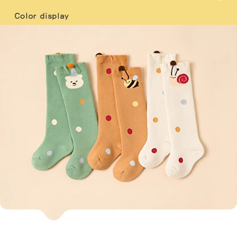 Baby Toddler Fleece Lined Warm Knee High Socks