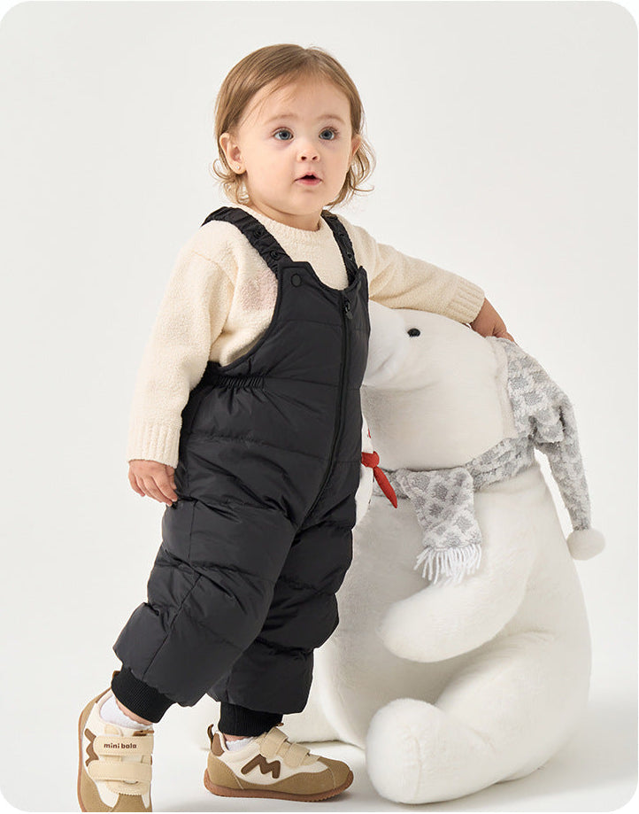 Baby Toddler Thick Warm Cartoon Down Pants