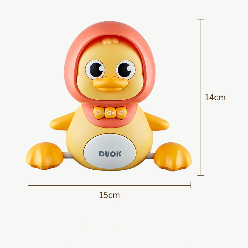 Baby Head Lifting Wobble Duck Toy
