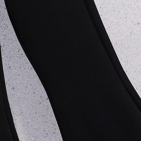 Conjunto Niña de Blusa Vintage Francesa con Cuello Volante y Pantalones Acampanados