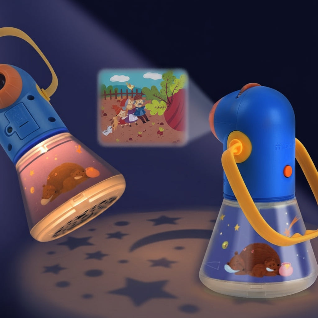 Proyector de cuentos en chino e inglés para niños