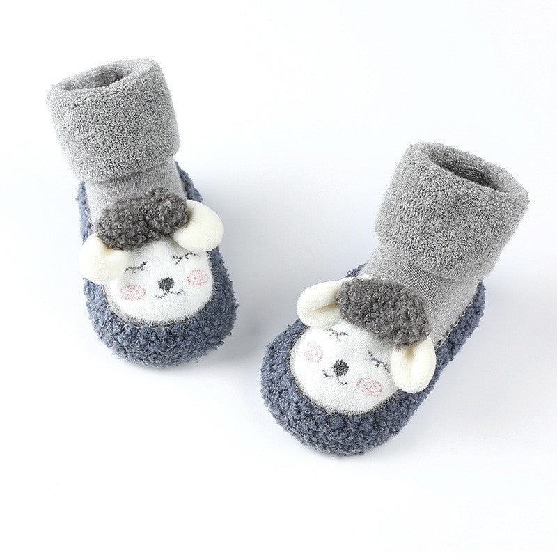 Baby Toddler Fleece Lined Thick Floor Socks