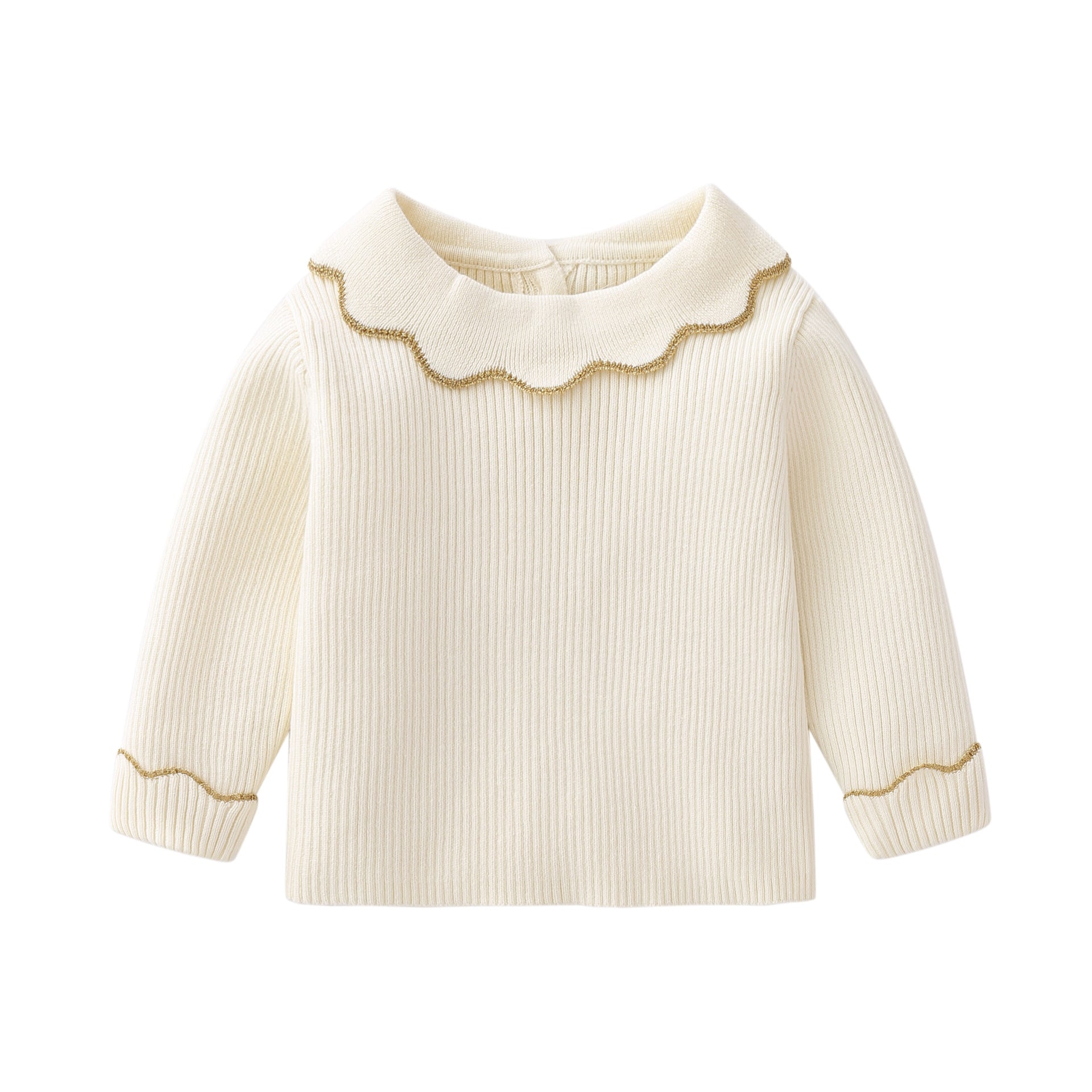 Baby Girls Elegant Versatile Knit Sweater