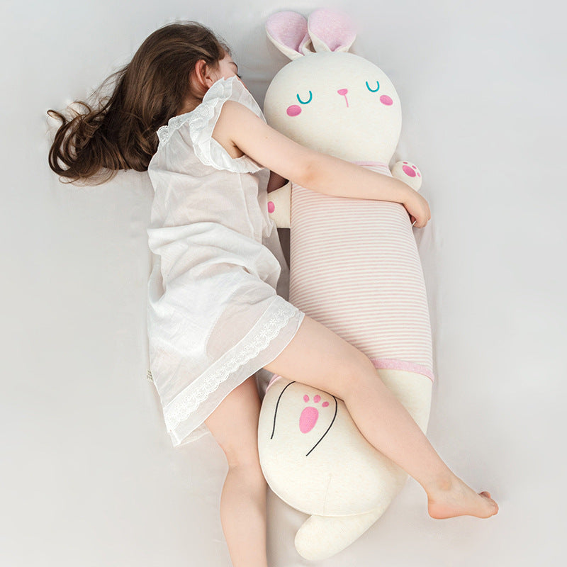 Kids Pure Cotton Rabbit Sleep Pillow Plush Doll
