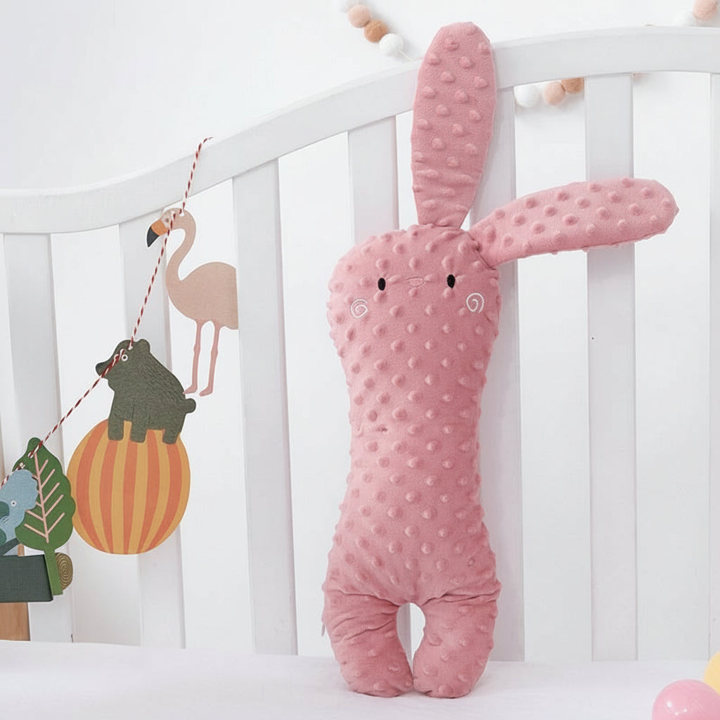 Baby Safe Teething Plush Doll with Textured Dots