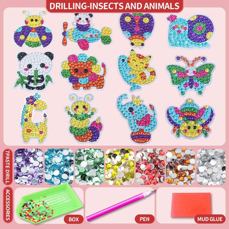 DIY-Diamantmalerei-Aufkleber für Kinder
