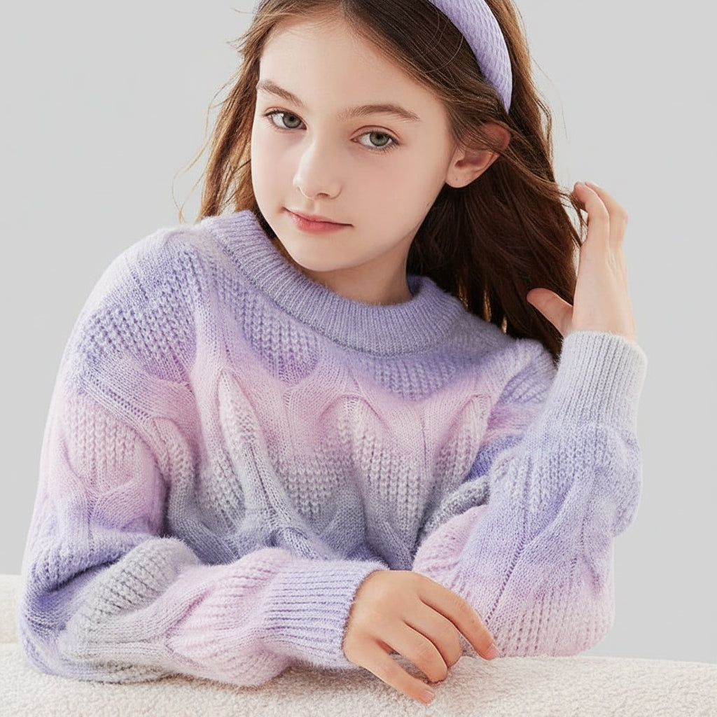 Girls Thick Warm Fashion Sweater