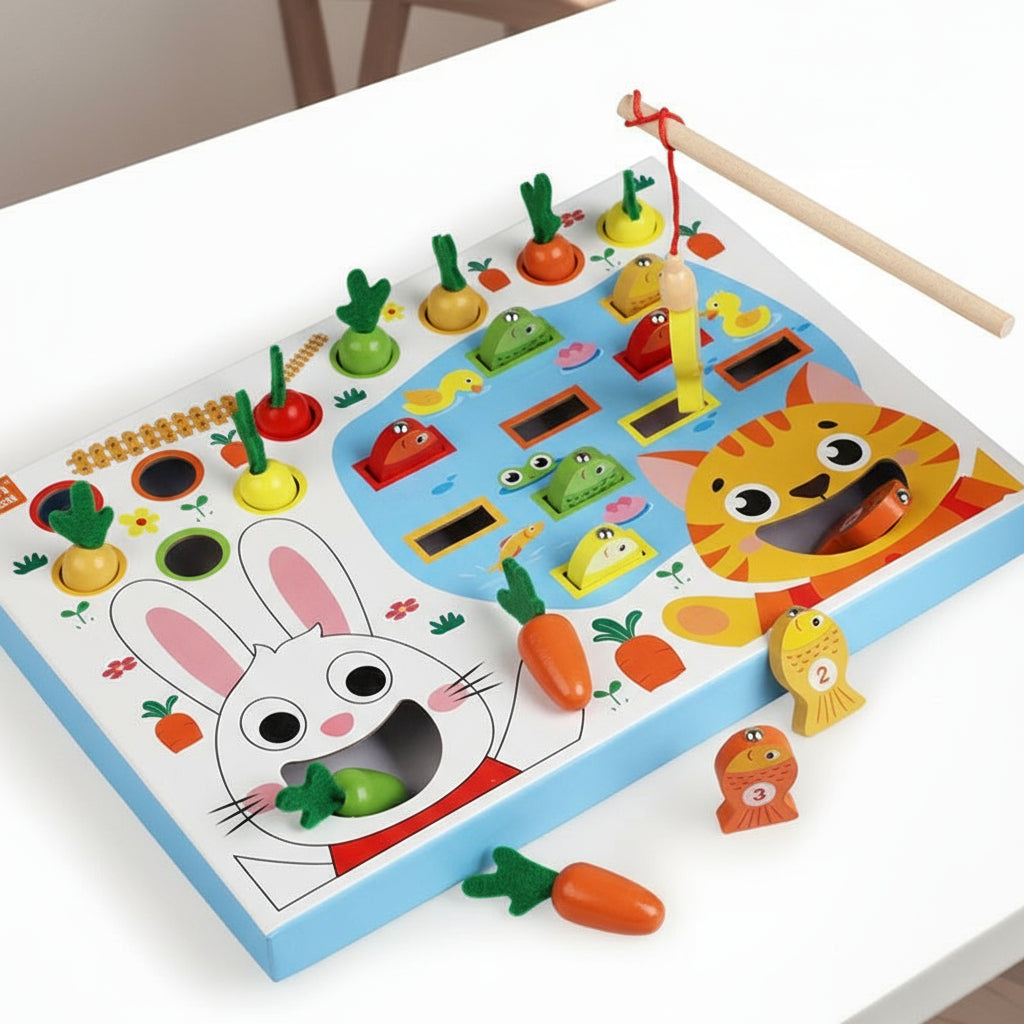 Bloques de construcción de pesca magnéticos para niños