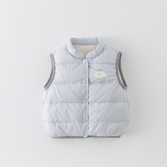 Baby Vest Lightweight Warm Sleeveless Jacket for Boys and Girls