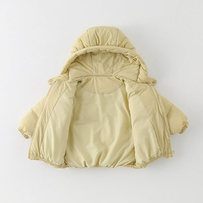 Baby Toddler Thick Warm Cartoon Hooded Down Jacket