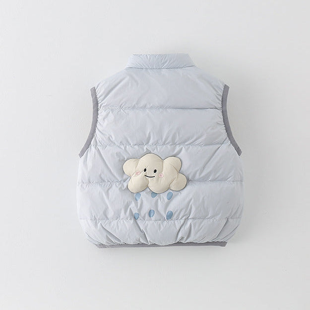 Baby Vest Lightweight Warm Sleeveless Jacket for Boys and Girls