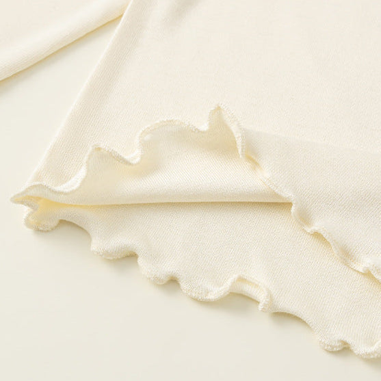 Girls Fall Sweet Cute Lace Trim Three Piece Set