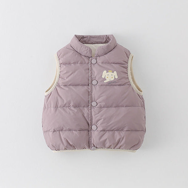 Baby Vest Lightweight Warm Sleeveless Jacket for Boys and Girls