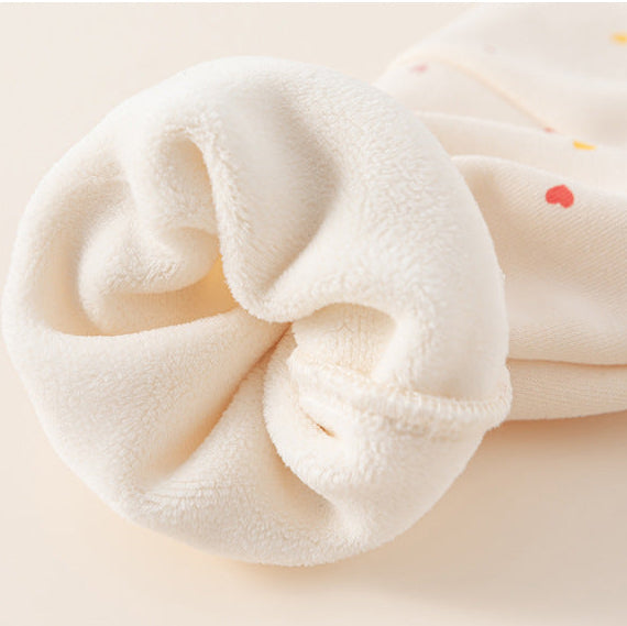 Kids Thick Warm Puppy Print Pullover Sweatshirt