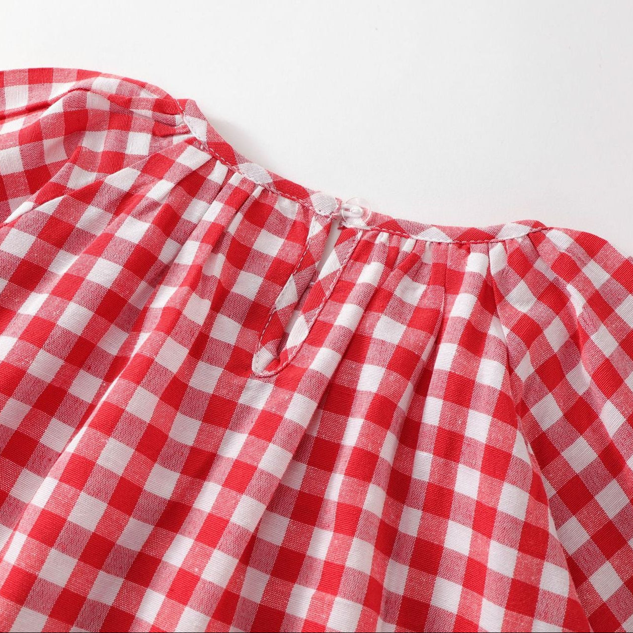 Conjunto de vestido vaquero estilo peto para niñas