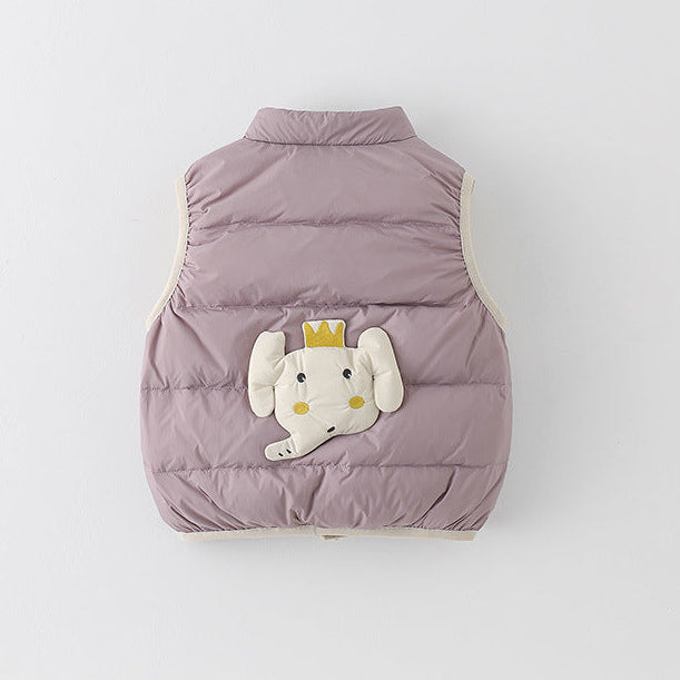 Baby Vest Lightweight Warm Sleeveless Jacket for Boys and Girls
