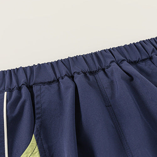 Boys Color Block Stylish Athletic Tracksuit Set