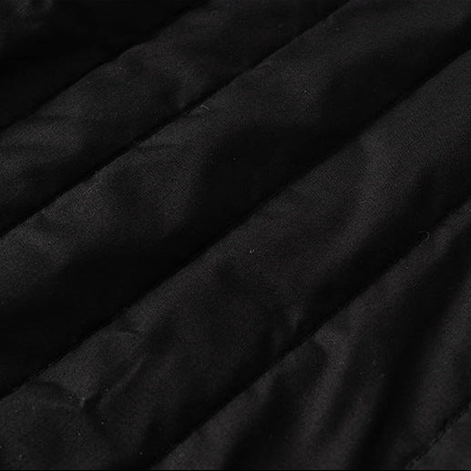 Dicke, geblümte Steppjacke für Mädchen mit Schal