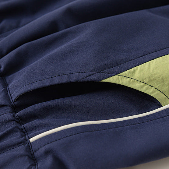 Boys Color Block Stylish Athletic Tracksuit Set