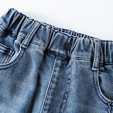 Girls’ Stylish Straight Wide-Leg Pants