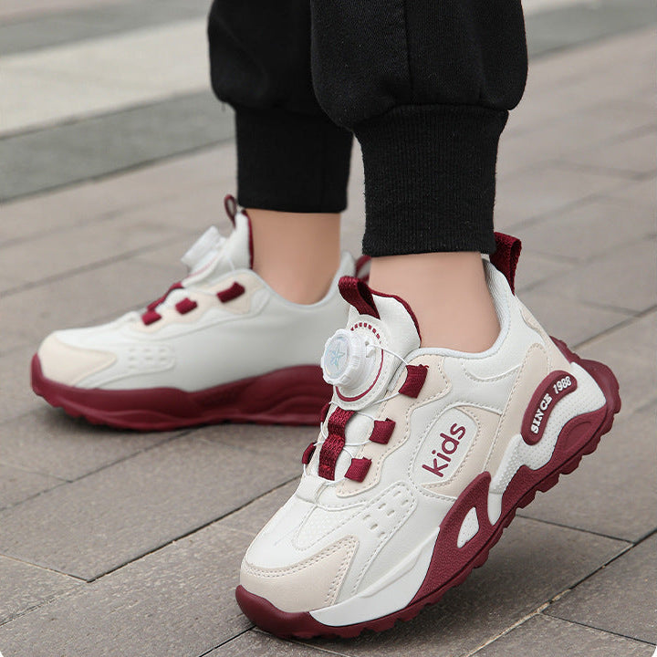 Girls Waterproof Casual Sneakers - All-Weather Athletic Sports Shoes