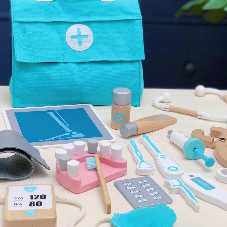 Kids Wooden Pretend Doctor Play Toy