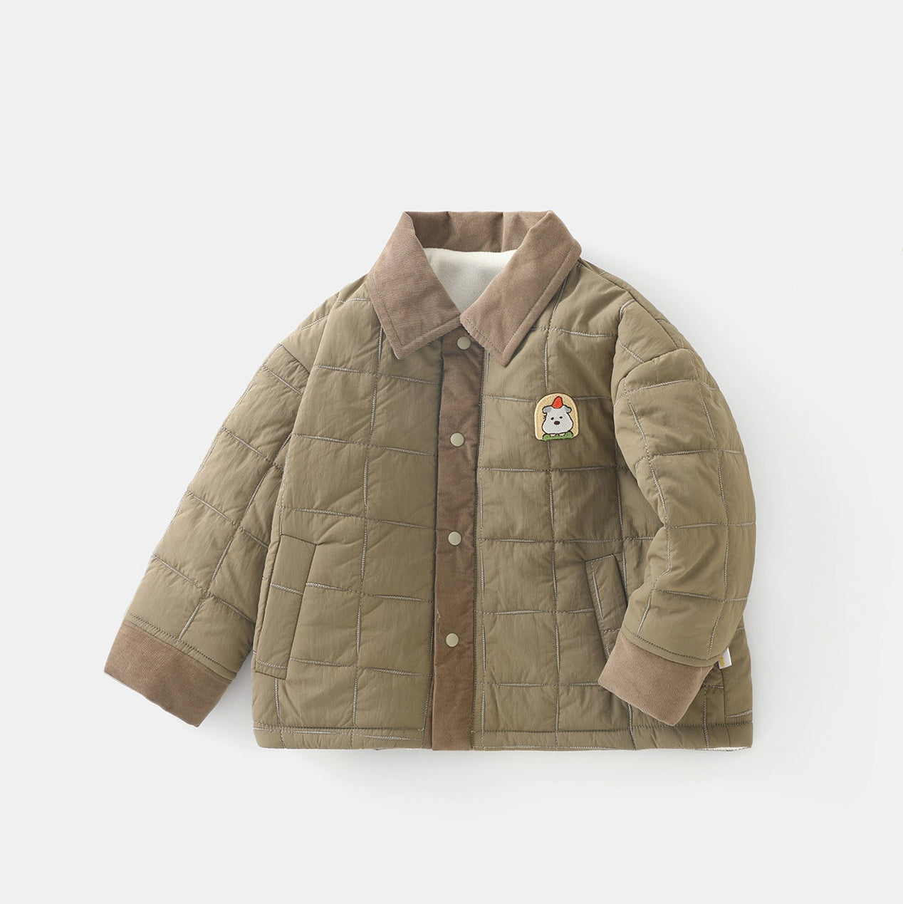 Stylische, wattierte Baumwolljacke für Jungen – Frühling/Herbst