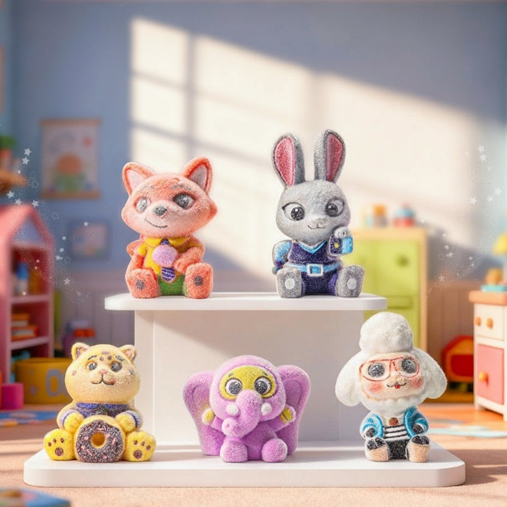 Zootopia Blind Box Schlüsselanhänger Plüschtier